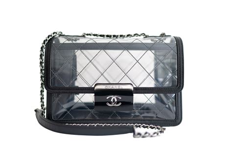 chanel borsa pvc trasparente|Handbags & Bags .